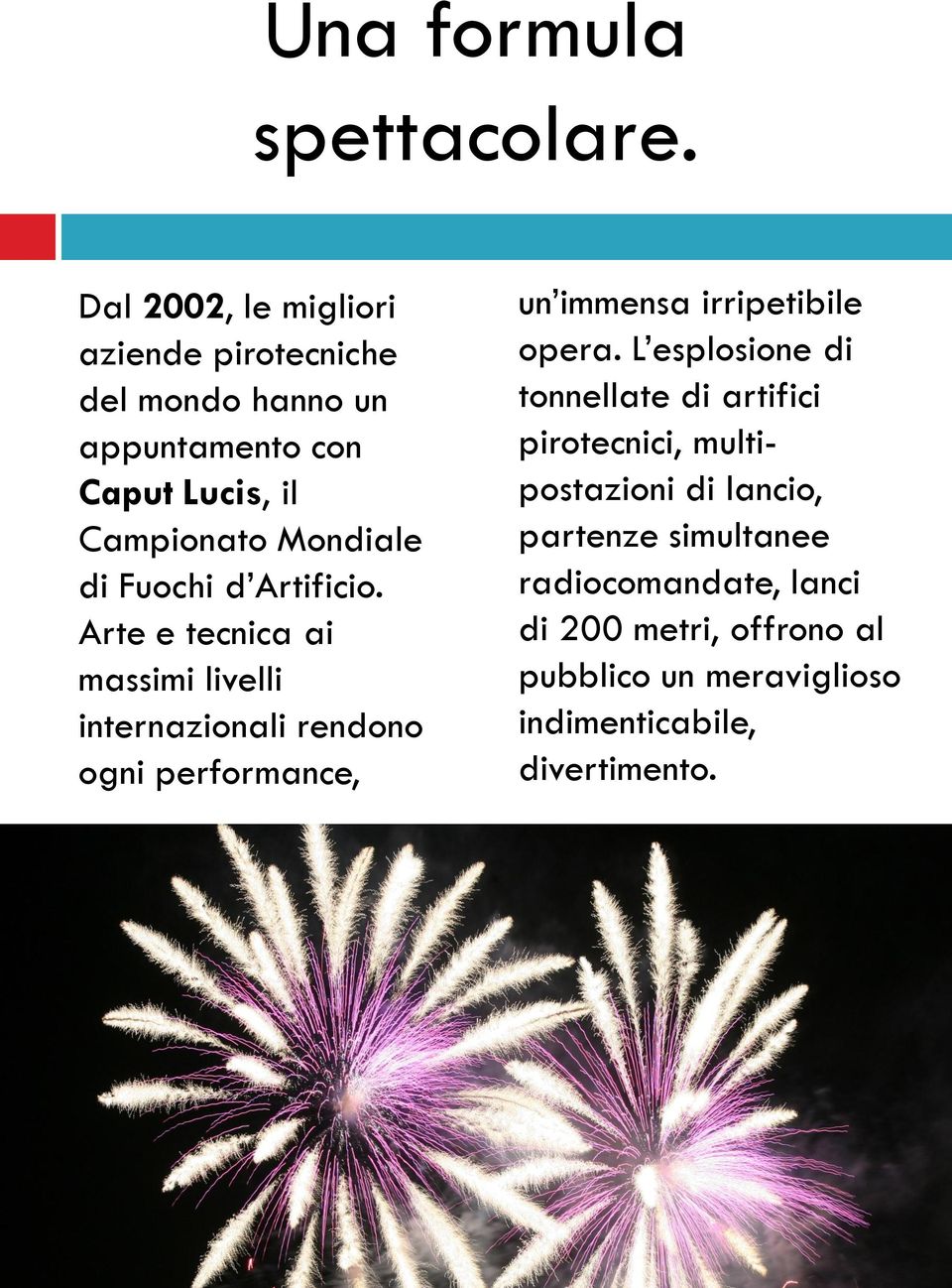 Fuochi d Artificio.