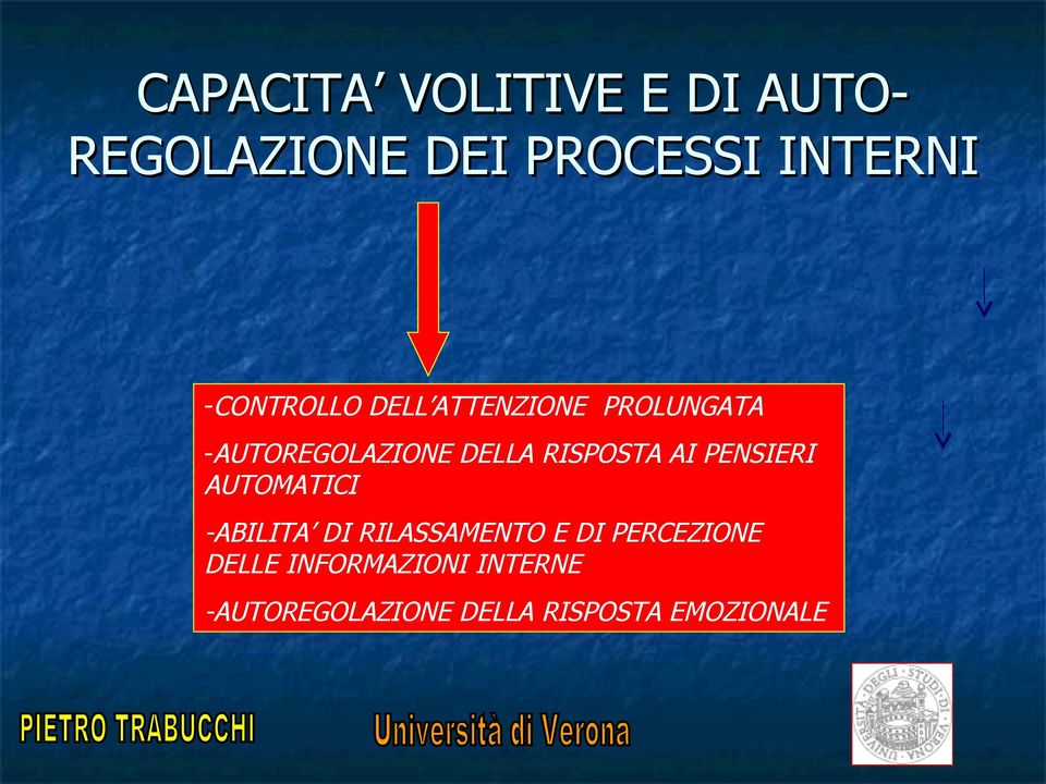 RISPOSTA AI PENSIERI AUTOMATICI -ABILITA DI RILASSAMENTO E DI