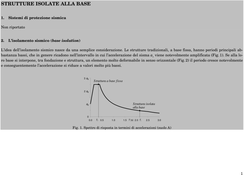 1). Se alla loro base si interpone, tra fondazione e struttura, un elemento molto deformabile in senso orizzontale (Fig.