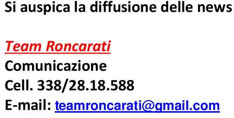 Comunicazione Cell. 338/28.