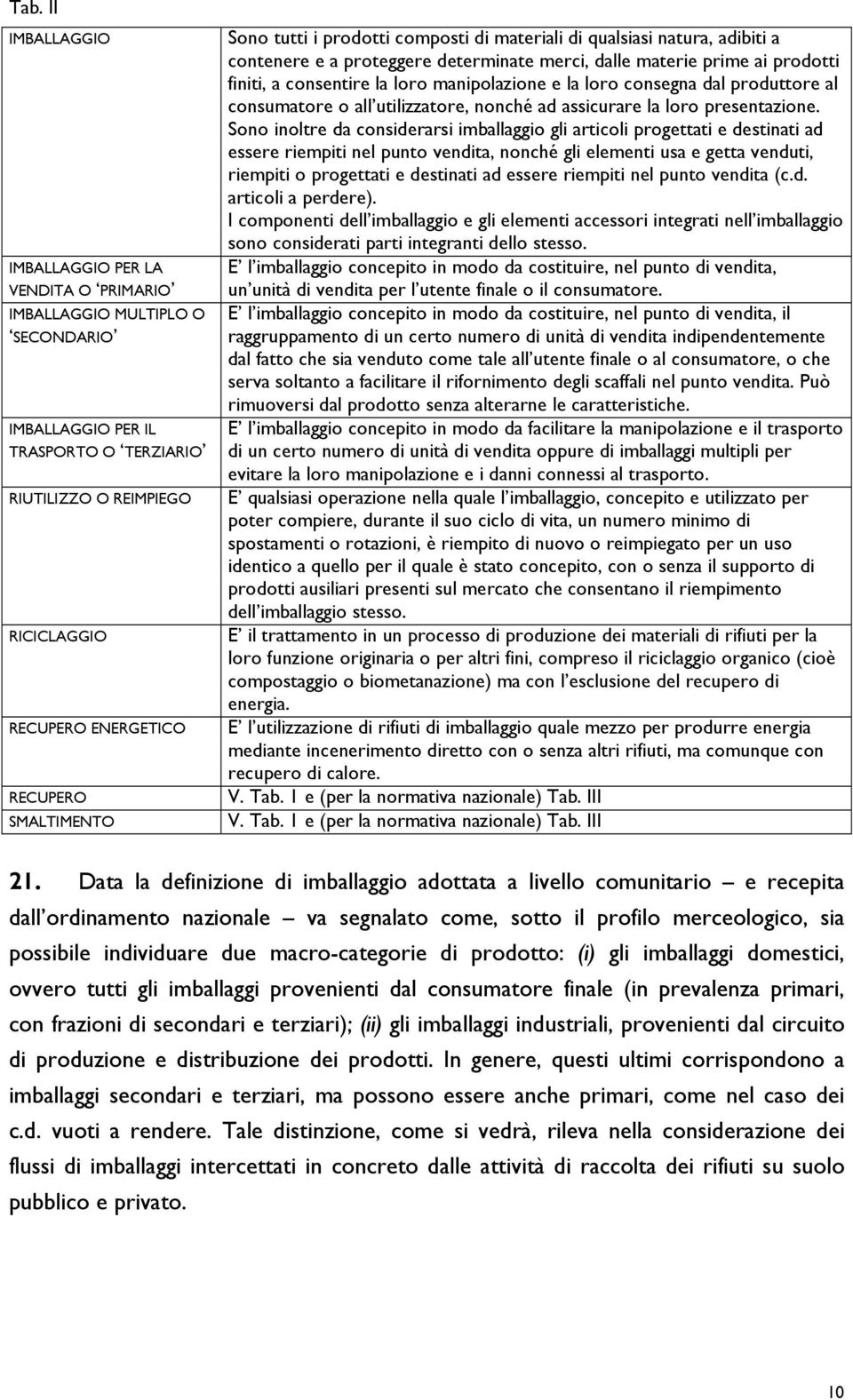 manipolazione e la loro consegna dal produttore al consumatore o all utilizzatore, nonché ad assicurare la loro presentazione.