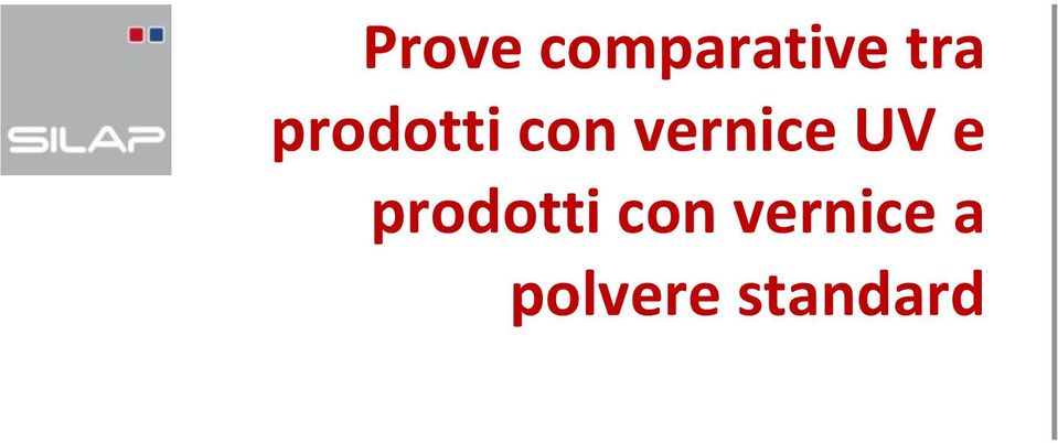 UV e  a polvere