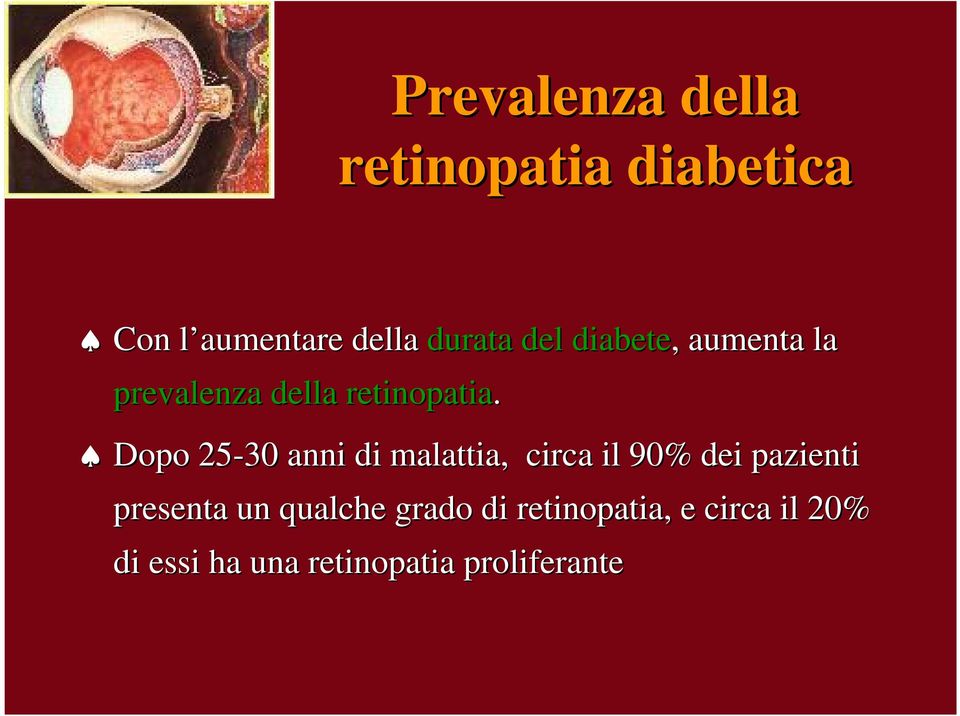 Dopo 25-30 anni di malattia, circa il 90% dei pazienti presenta un