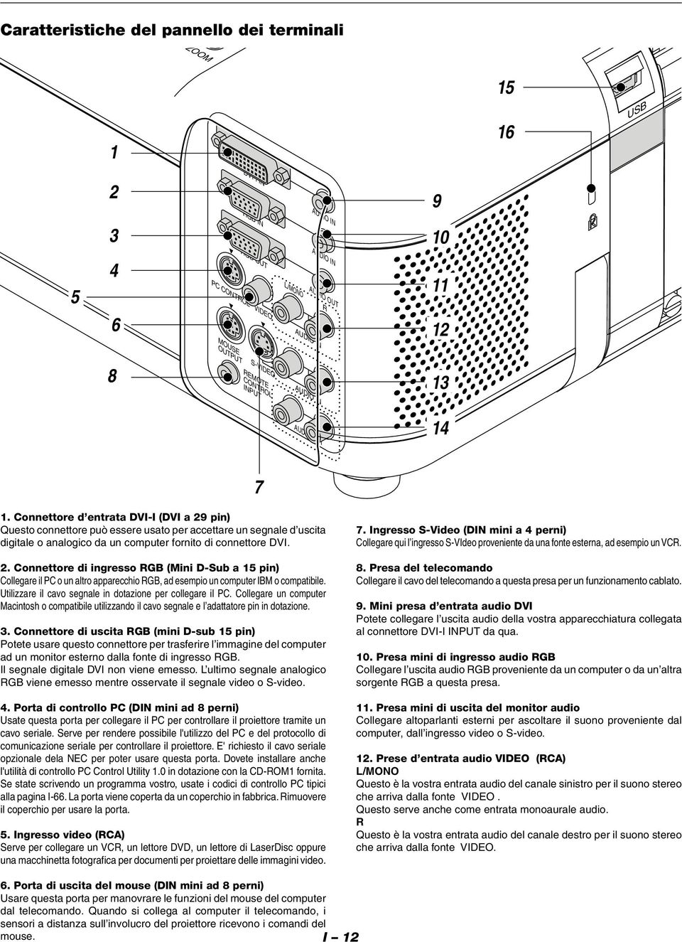 Utilizzare il cavo segnale in dotazione per collegare il PC. Collegare un computer Macintosh o compatibile utilizzando il cavo segnale e l adattatore pin in dotazione. 3.