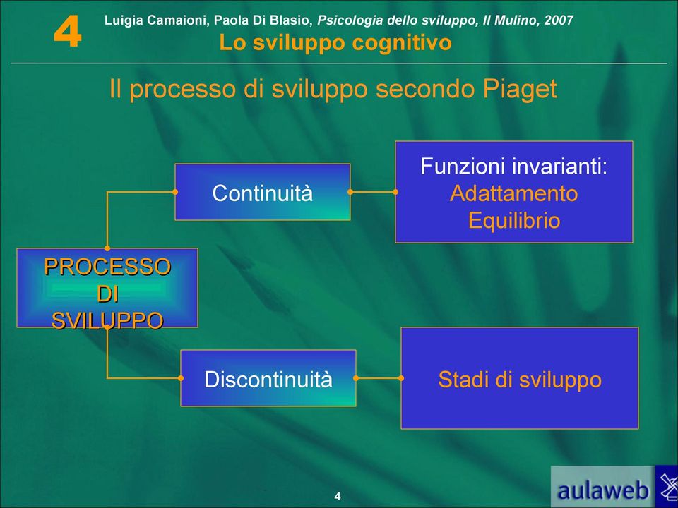 invarianti: Adattamento Equilibrio