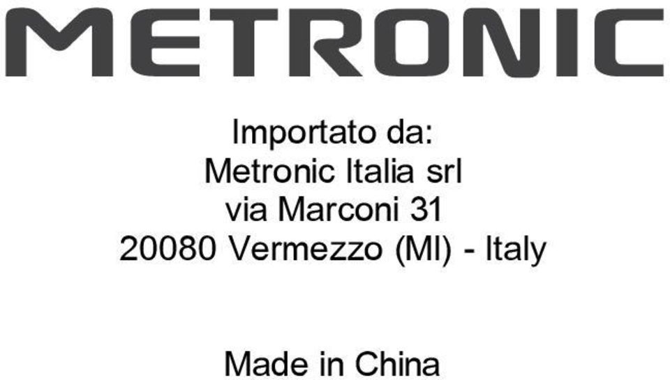 31 20080 Vermezzo (MI)