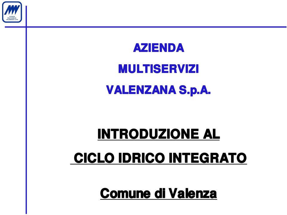 INTRODUZIONE AL CICLO