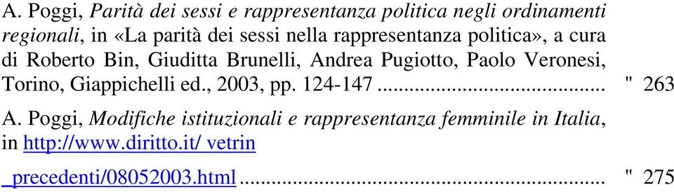 Paolo Veronesi, Torino, Giappichelli ed., 2003, pp. 124-147... " 263 A.