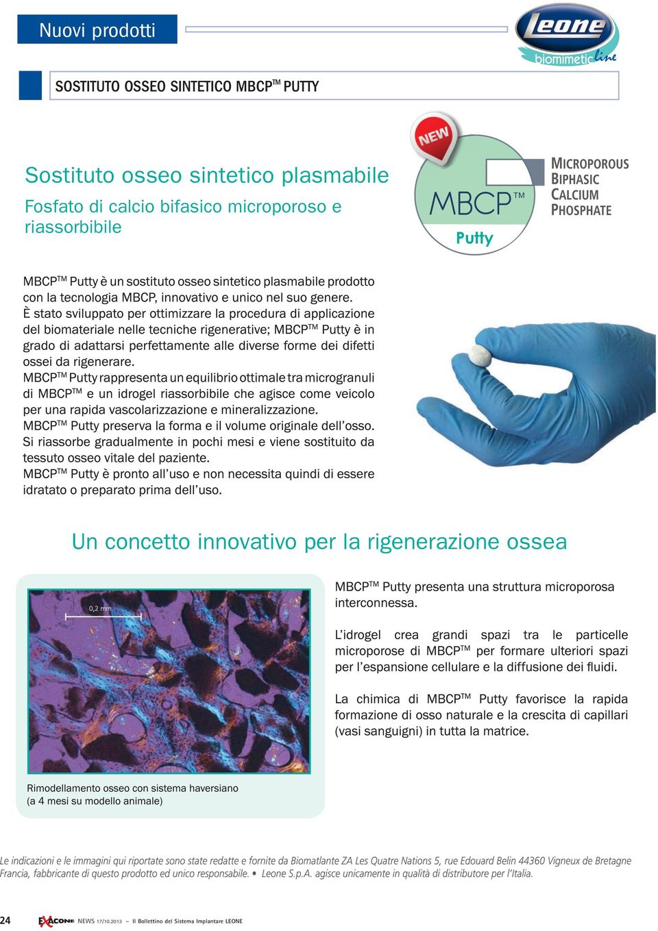 e riassorbibile Putty Un concetto innovativo per la rigenerazione