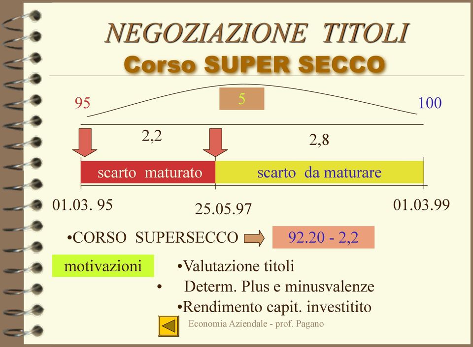 03.99 CORSO SUPERSECCO motivazioni 92.