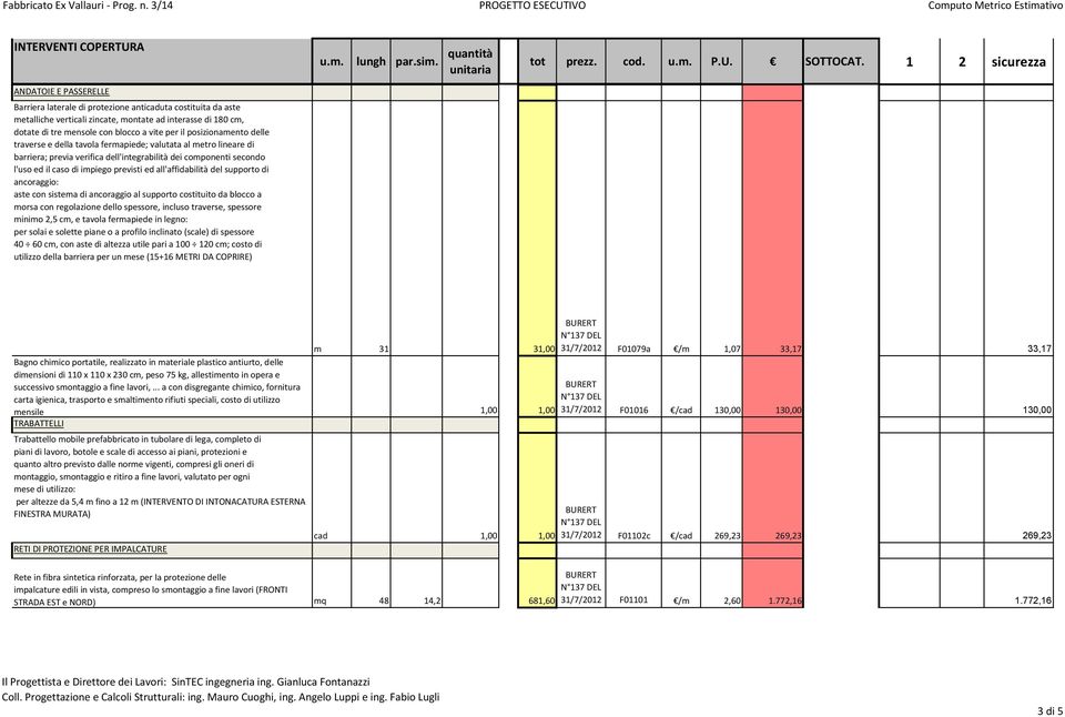 all'affidabilità del supporto di ancoraggio: aste con sistema di ancoraggio al supporto costituito da blocco a morsa con regolazione dello spessore, incluso traverse, spessore minimo 2,5 cm, e tavola