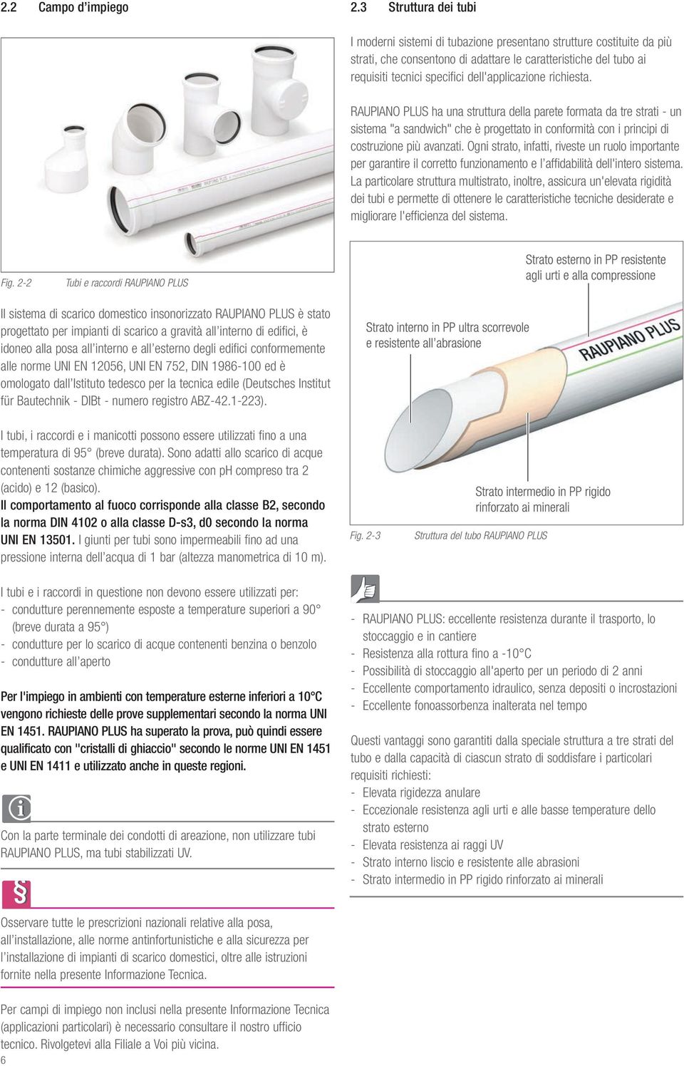 ichiesta. RAUPIANO PLUS ha una stuttua della paete fomata da te stati - un sistema "a sandwich" che è pogettato in confomità con i pincipi di costuzione più avanzati.