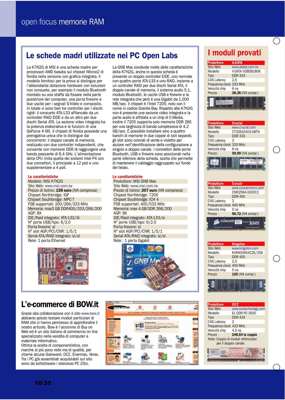 del computer, una porta firewire e due uscite per i segnali S-Video e composito.