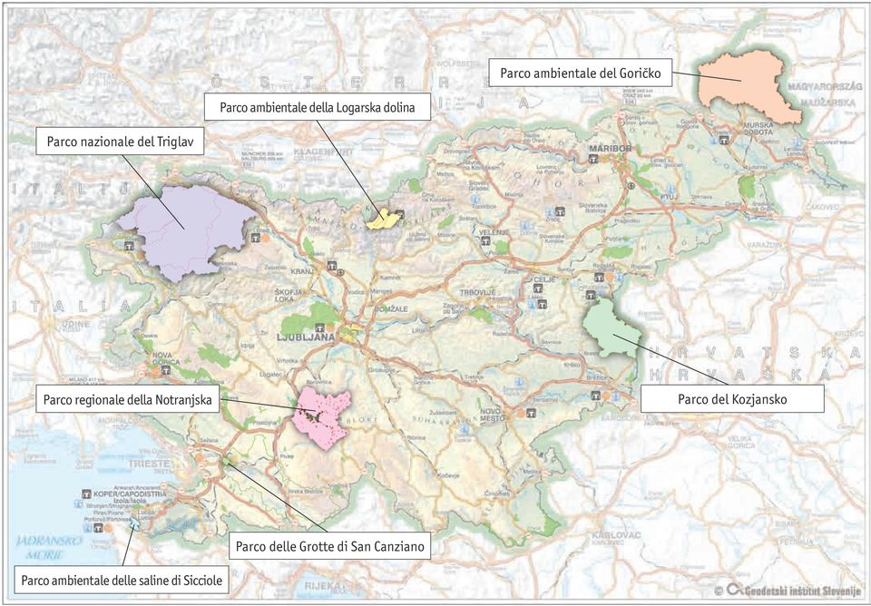 Kozjansko Parco regionale della Notranjska Parco delle