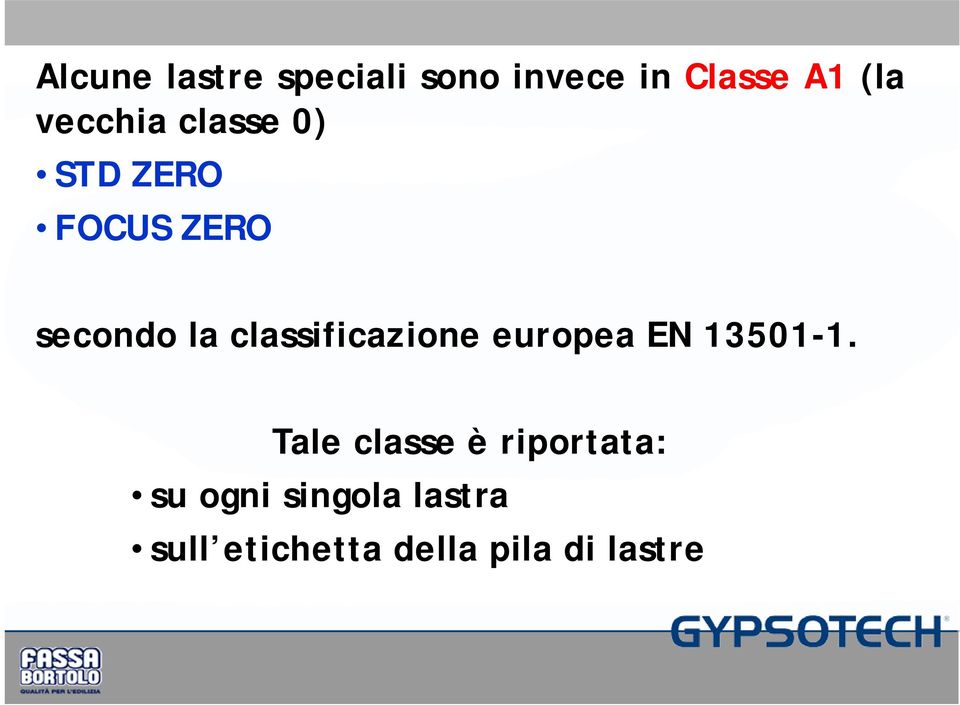 classificazione europea EN 13