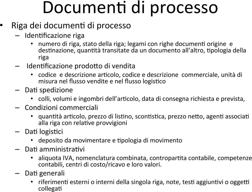 volumi e ingombri dell ar8colo, data di consegna richiesta e prevista, Condizioni commerciali quan8tà ar8colo, prezzo di lis8no, scon8s8ca, prezzo neco, agen8 associa8 alla riga con rela8ve