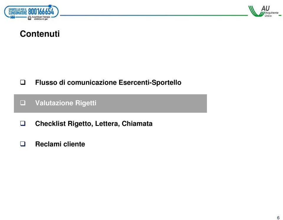 Esercenti-Sportello Valutazione