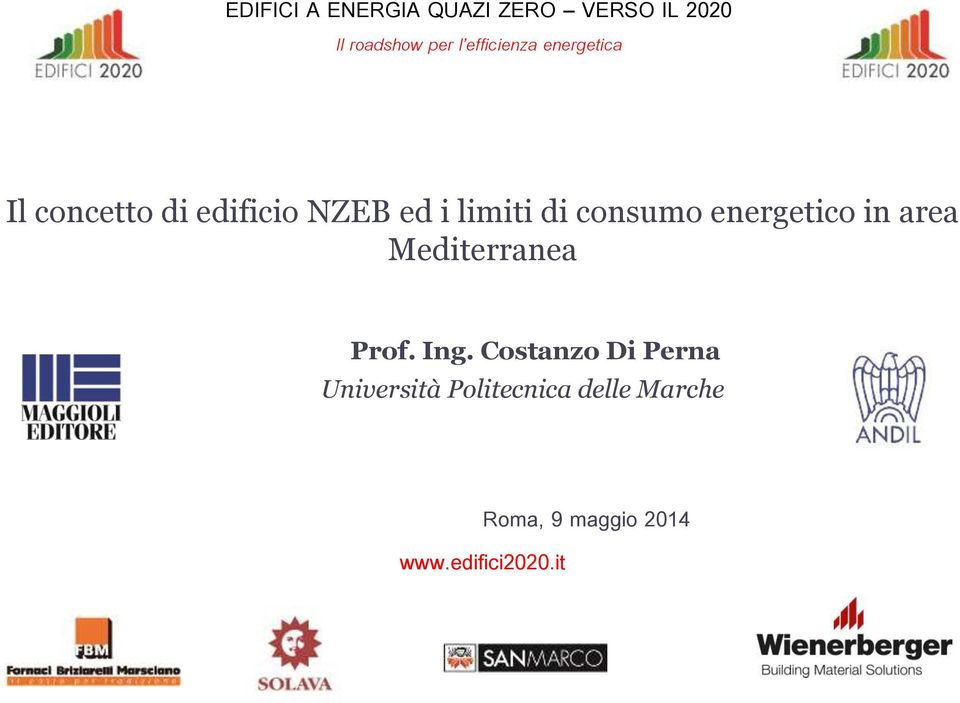 efficienza energetica  Mediterranea Prof. Ing.