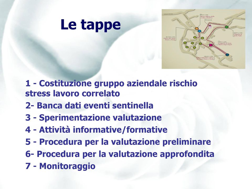 valutazione 4 - Attività informative/formative 5 - Procedura per la