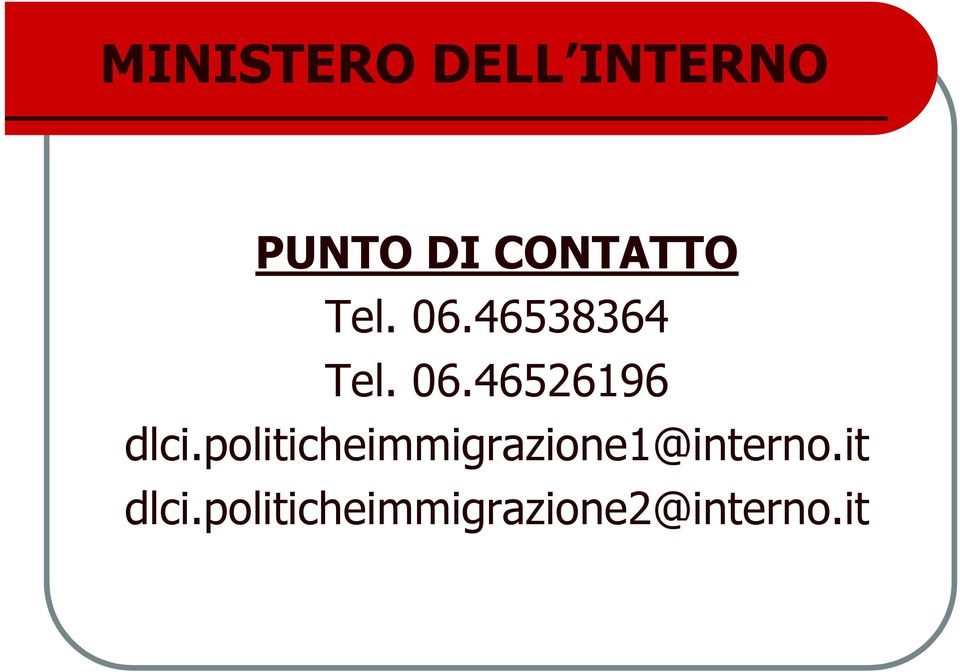 politicheimmigrazione1@interno.