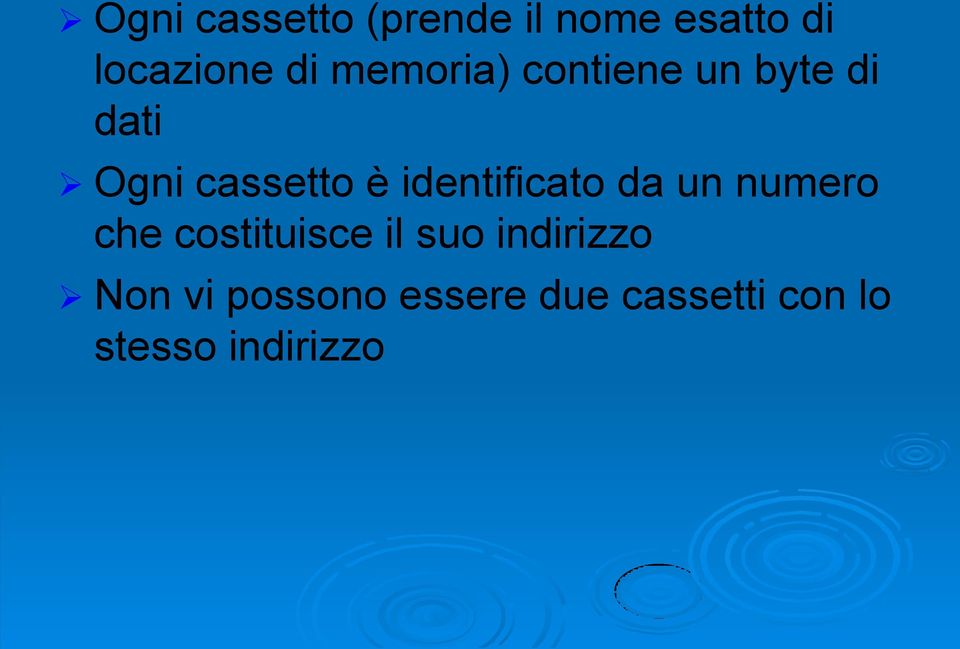 identificato da un numero che costituisce il suo