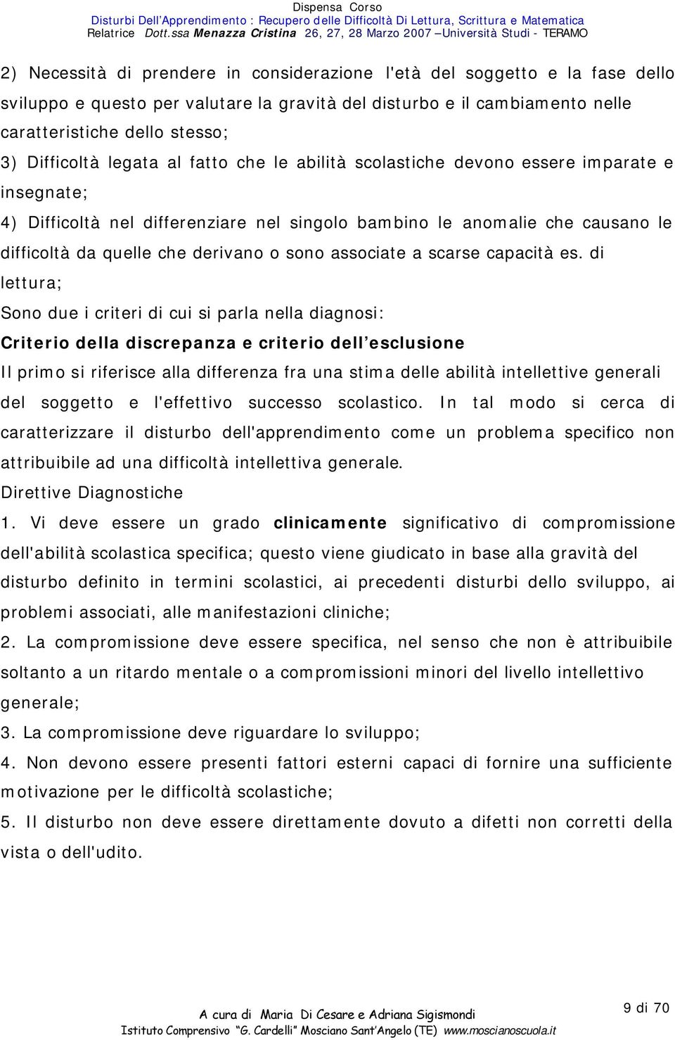 associate a scarse capacità es.