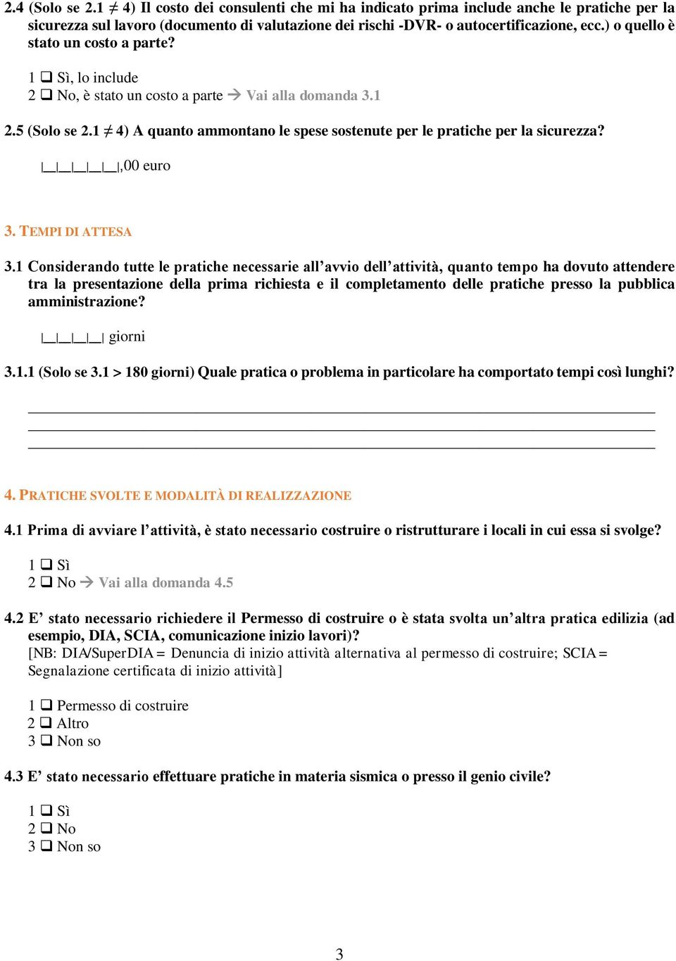 TEMPI DI ATTESA 3.