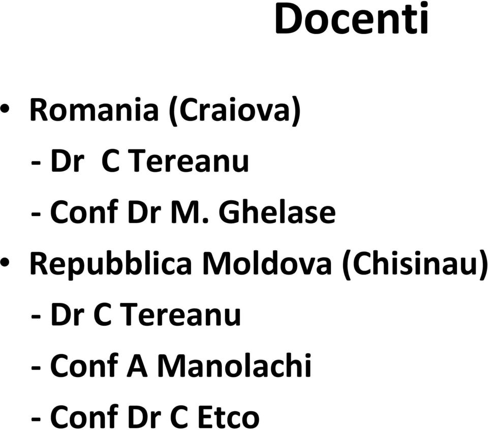 Ghelase Repubblica Moldova