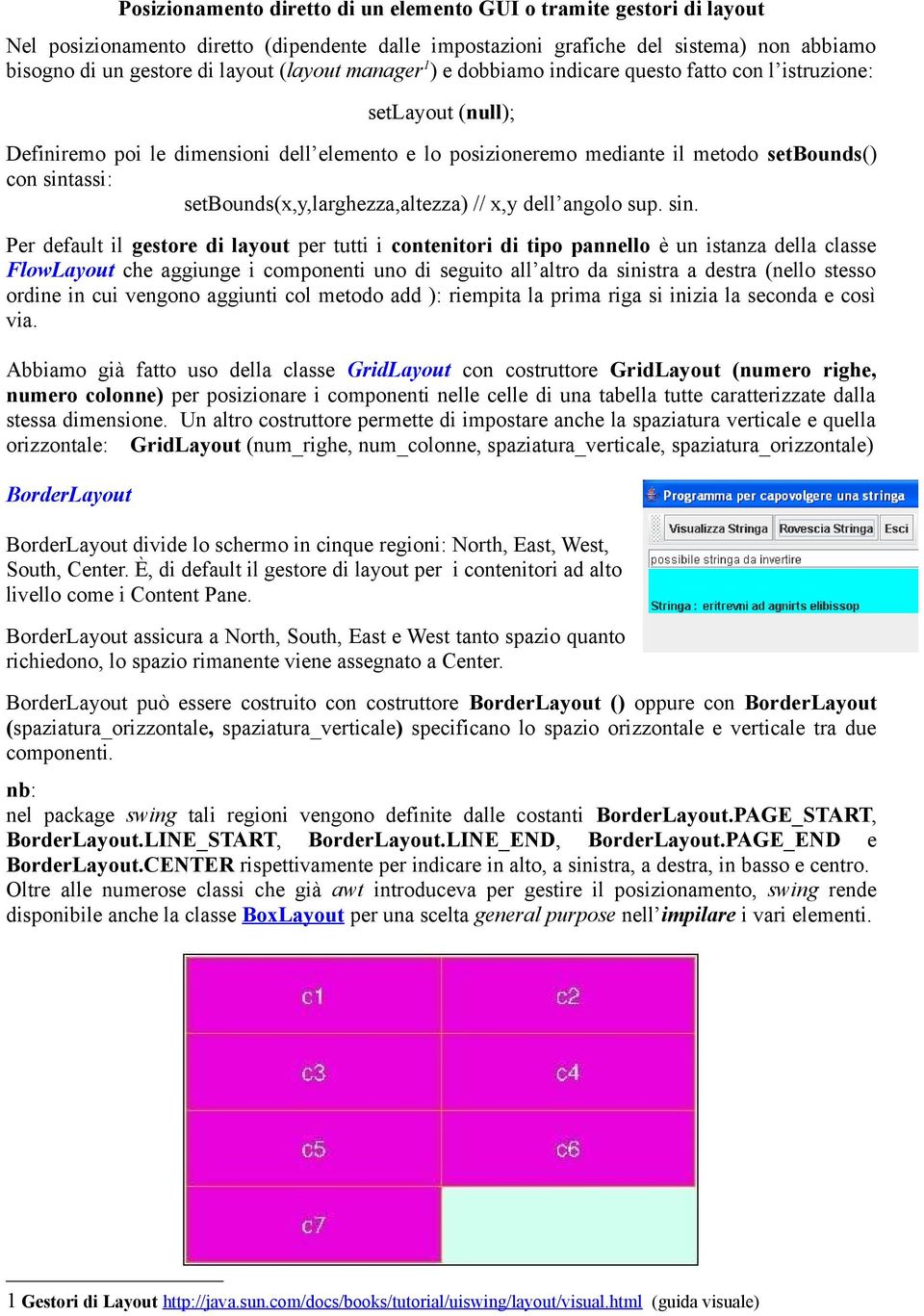 setbounds(x,y,larghezza,altezza) // x,y dell angolo sup. sin.