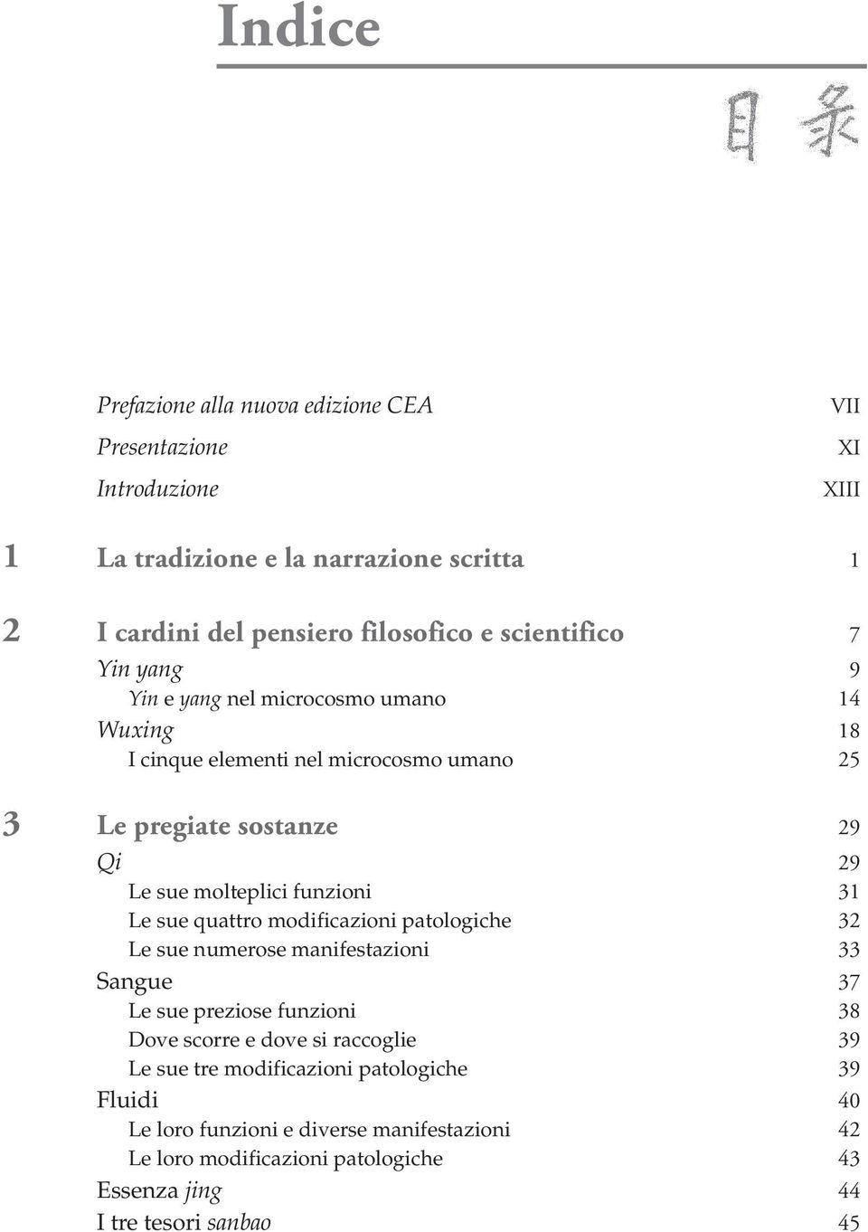 funzioni 31 Le sue quattro modificazioni patologiche 32 Le sue numerose manifestazioni 33 Sangue 37 Le sue preziose funzioni 38 Dove scorre e dove si raccoglie 39