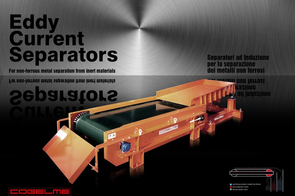 dei metalli non ferrosi For non-ferrous metal separation from inert materials dei metalli non