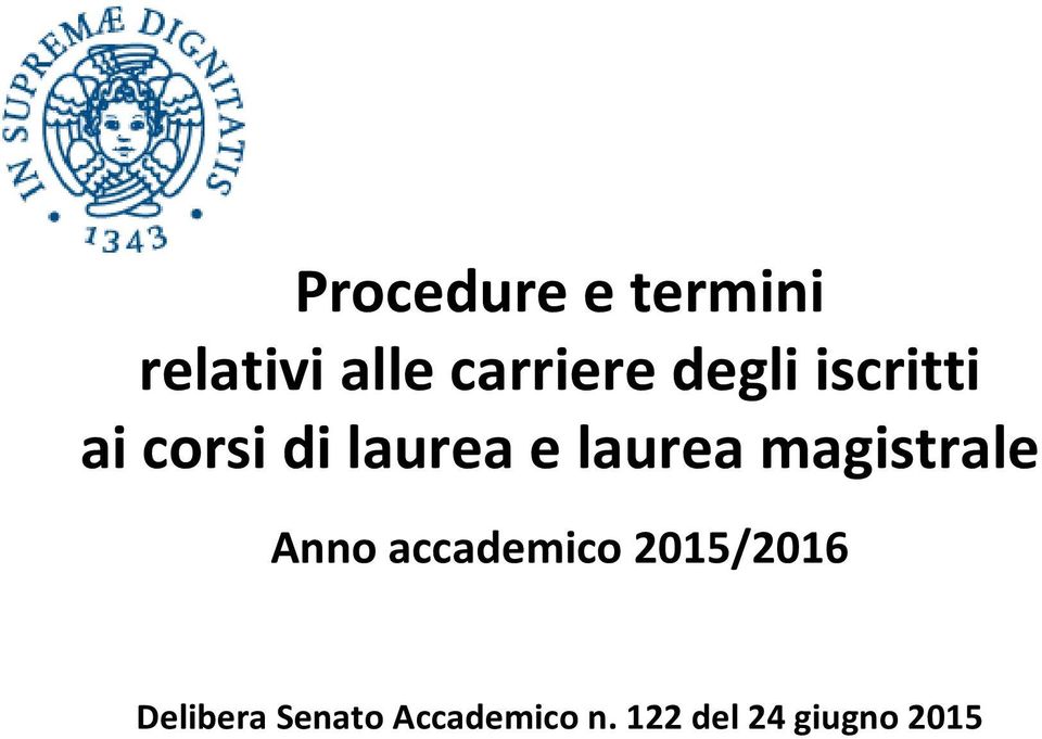 magistrale Anno accademico 2015/2016