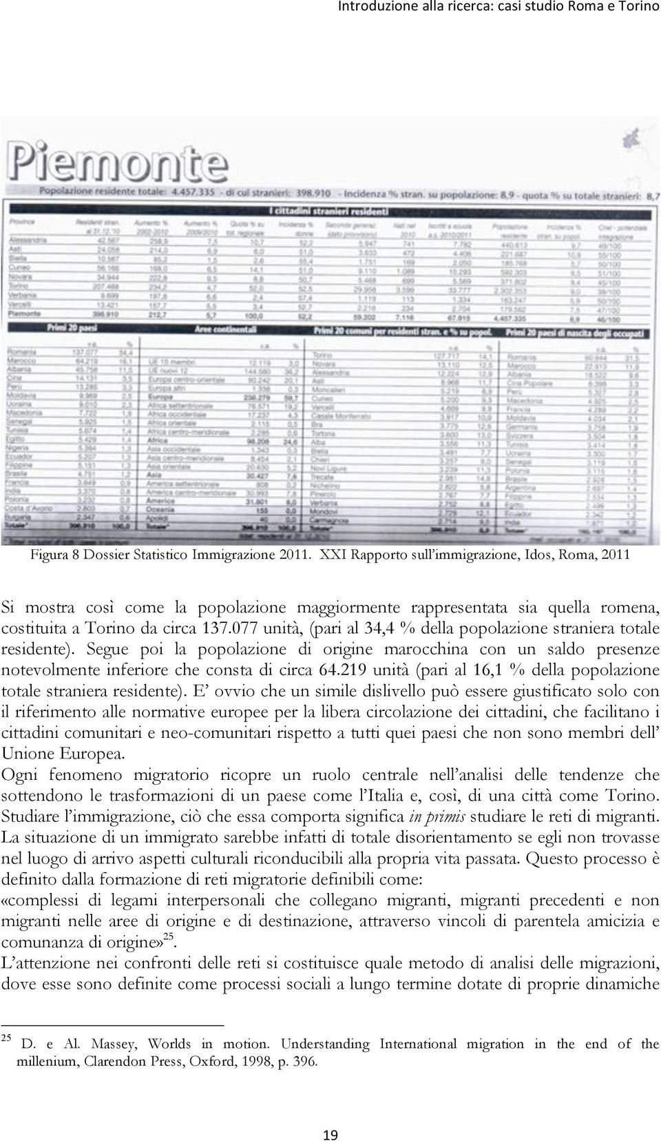 077 unità, (pari al 34,4 % della popolazione straniera totale residente). Segue poi la popolazione di origine marocchina con un saldo presenze notevolmente inferiore che consta di circa 64.