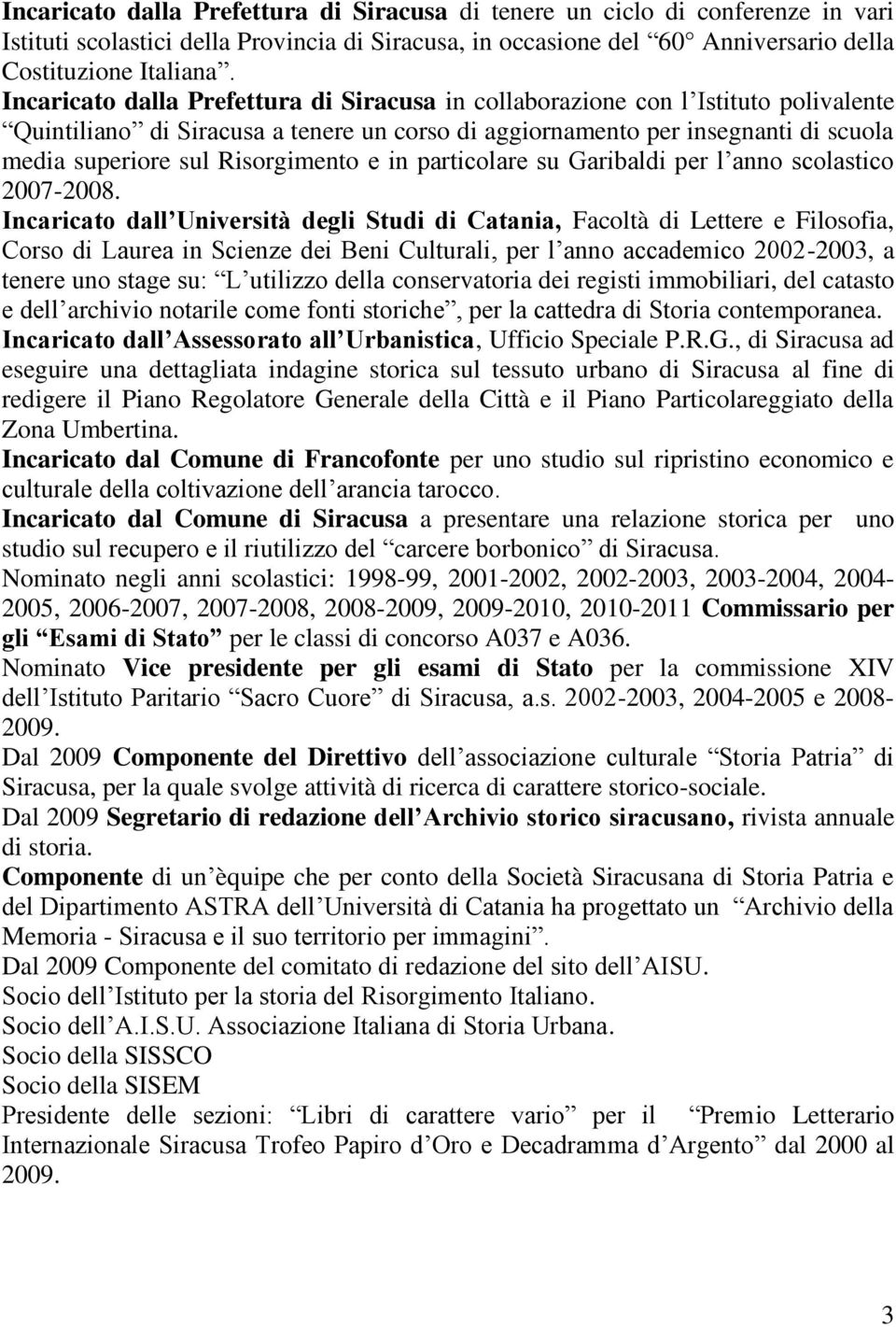 Risorgimento e in particolare su Garibaldi per l anno scolastico 2007-2008.