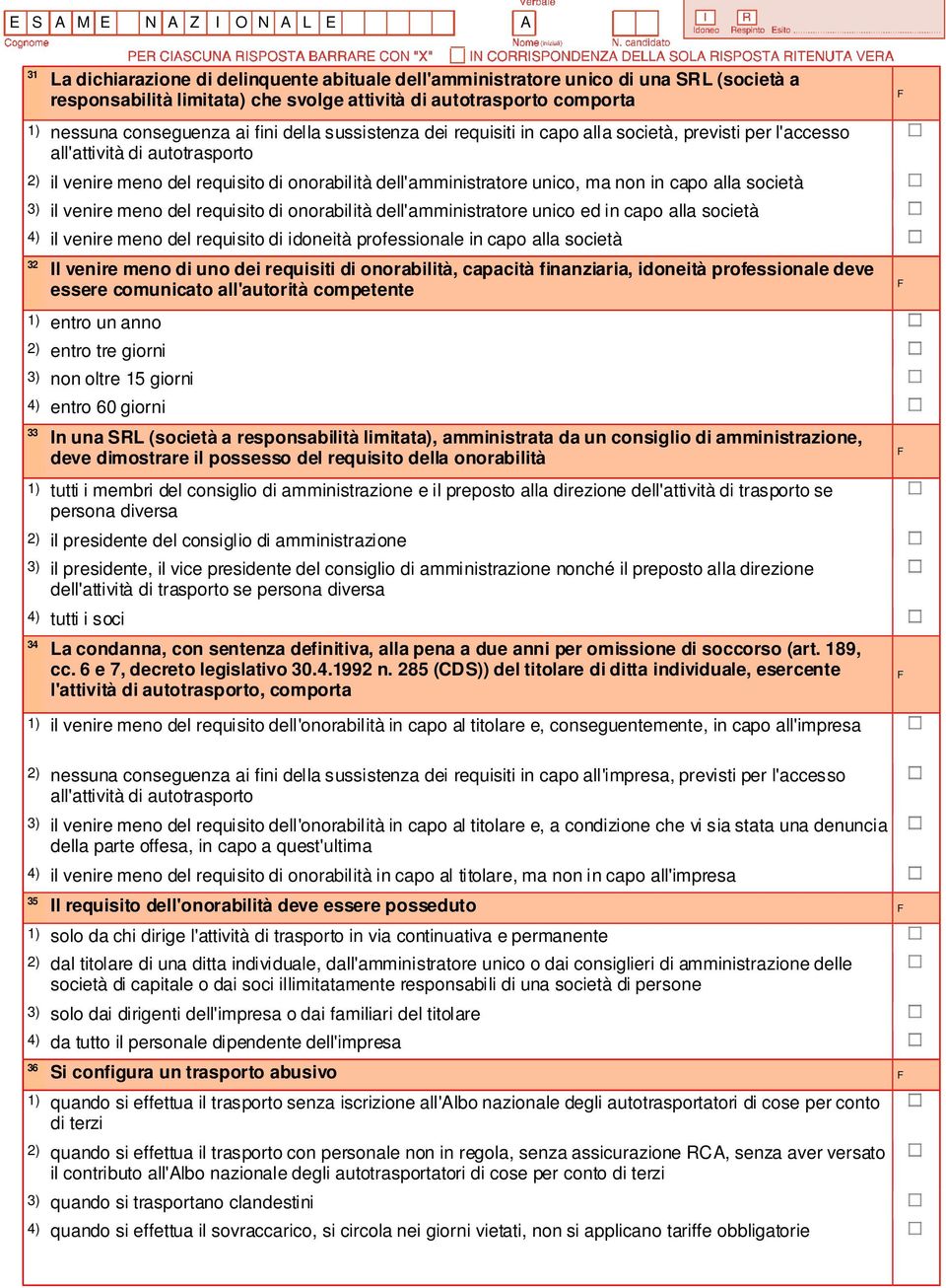 ma non in capo alla società il venire meno del requisito di onorabilità dell'amministratore unico ed in capo alla società il venire meno del requisito di idoneità professionale in capo alla società