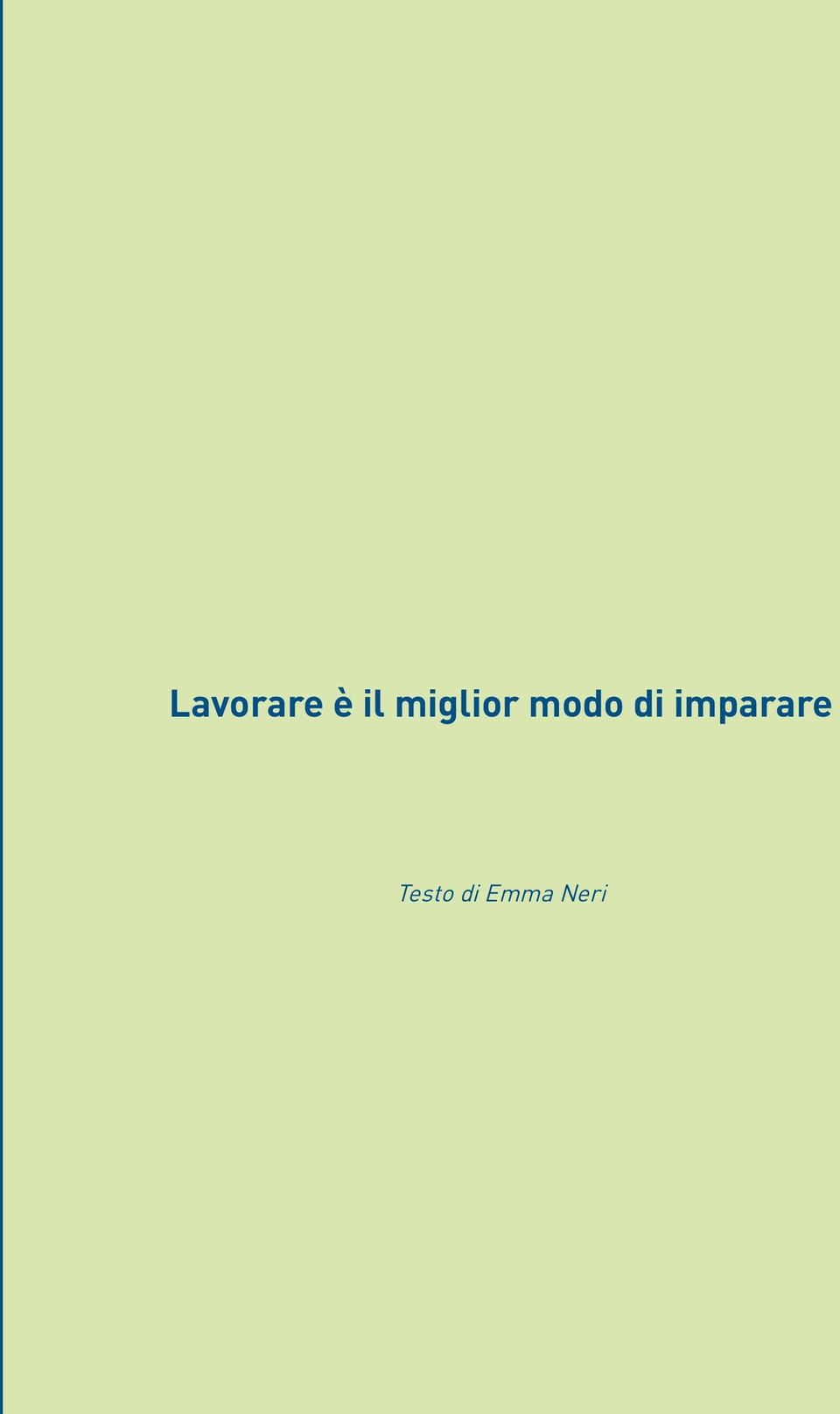 di imparare