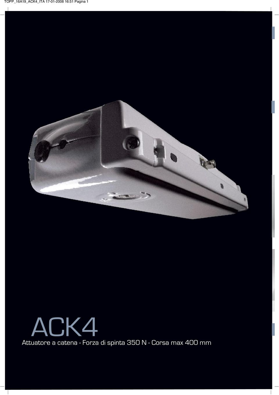 ACK4 Attuatore a catena -