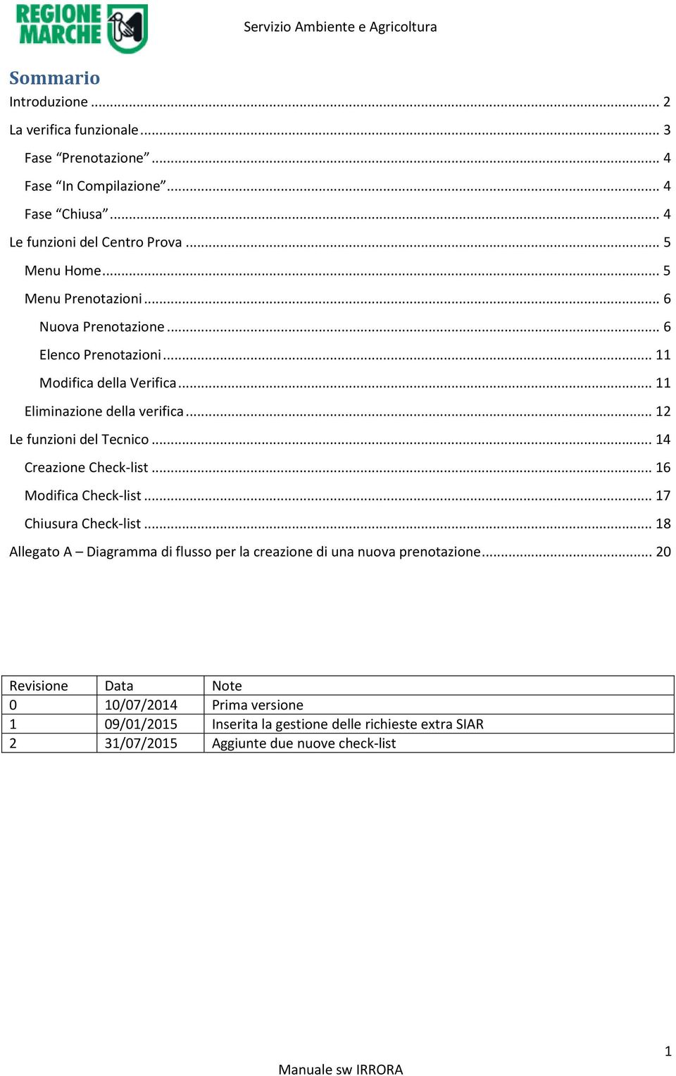 .. 12 Le funzioni del Tecnico... 14 Creazione Check-list... 16 Modifica Check-list... 17 Chiusura Check-list.