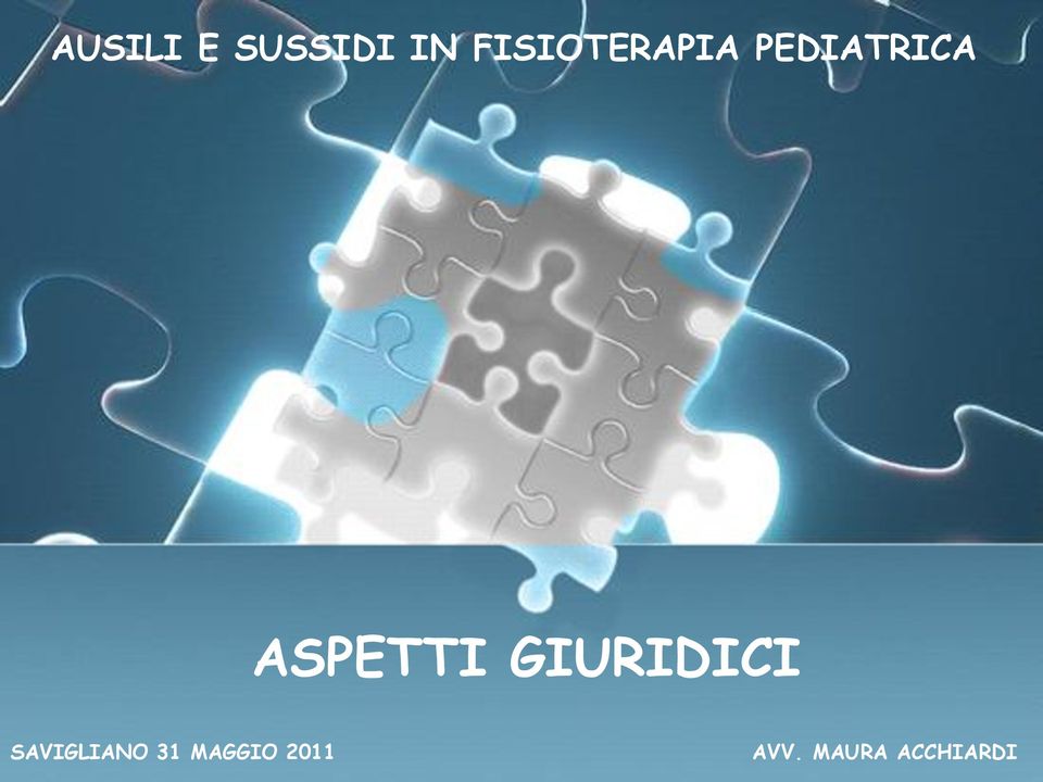 ASPETTI GIURIDICI