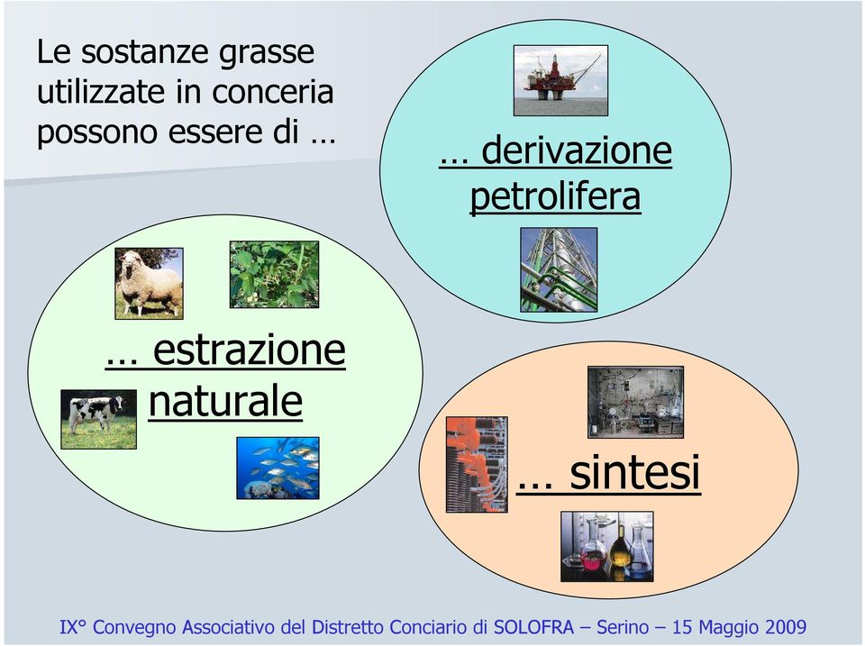 estrazione naturale sintesi IX onvegno