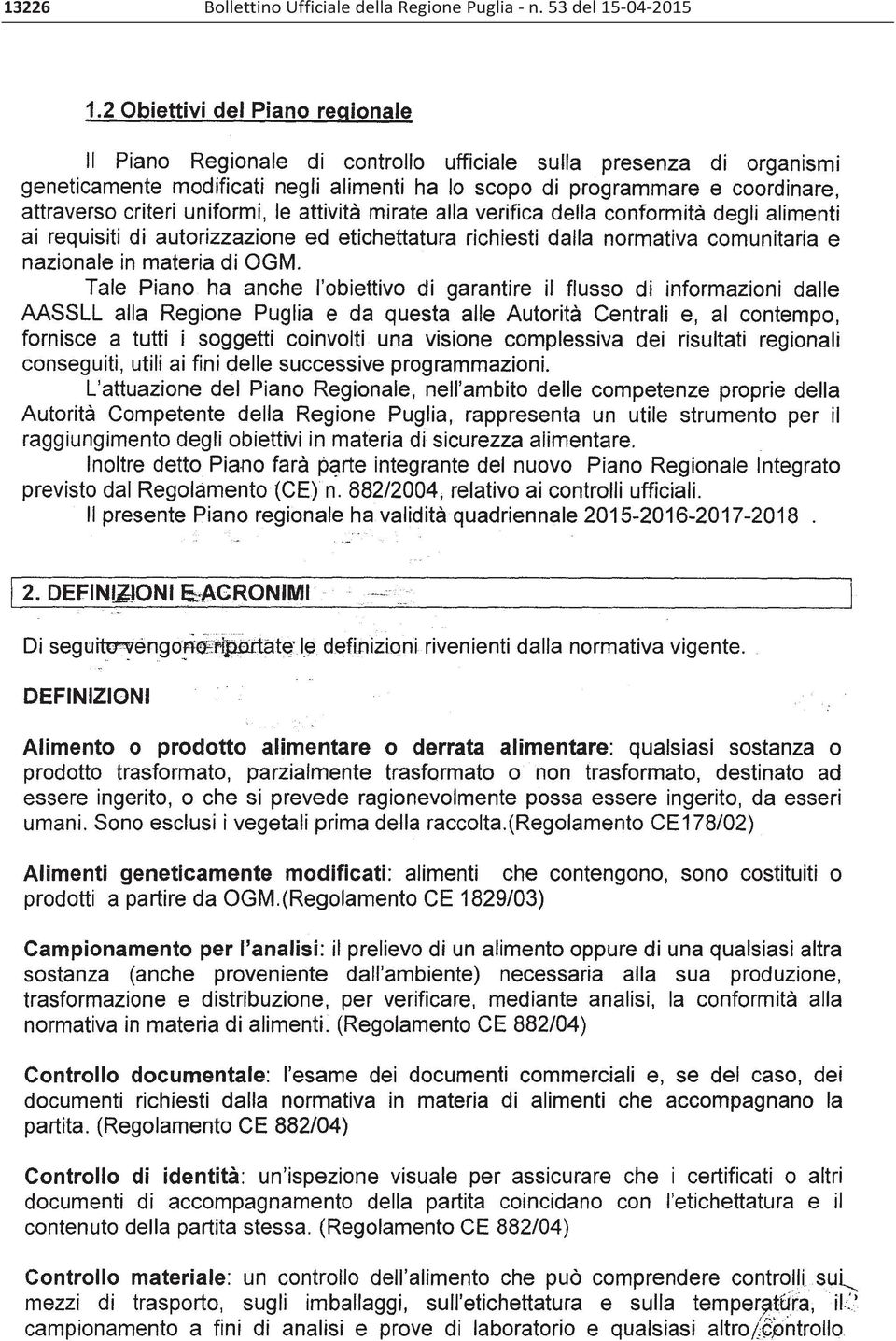 Regione Puglia n.