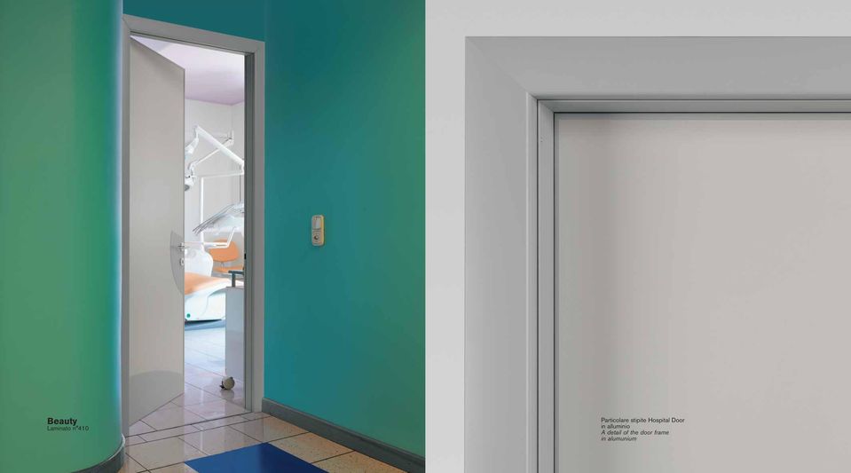 Hospital Door in alluminio