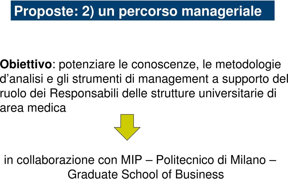 supporto del ruolo dei Responsabili delle strutture universitarie di