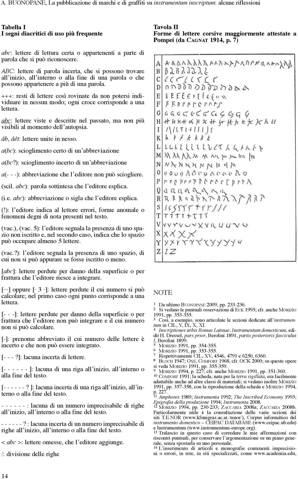 ABC: lettere di parola incerta, che si possono trovare all inizio, all interno o alla fine di una parola o che possono appartenere a più di una parola.