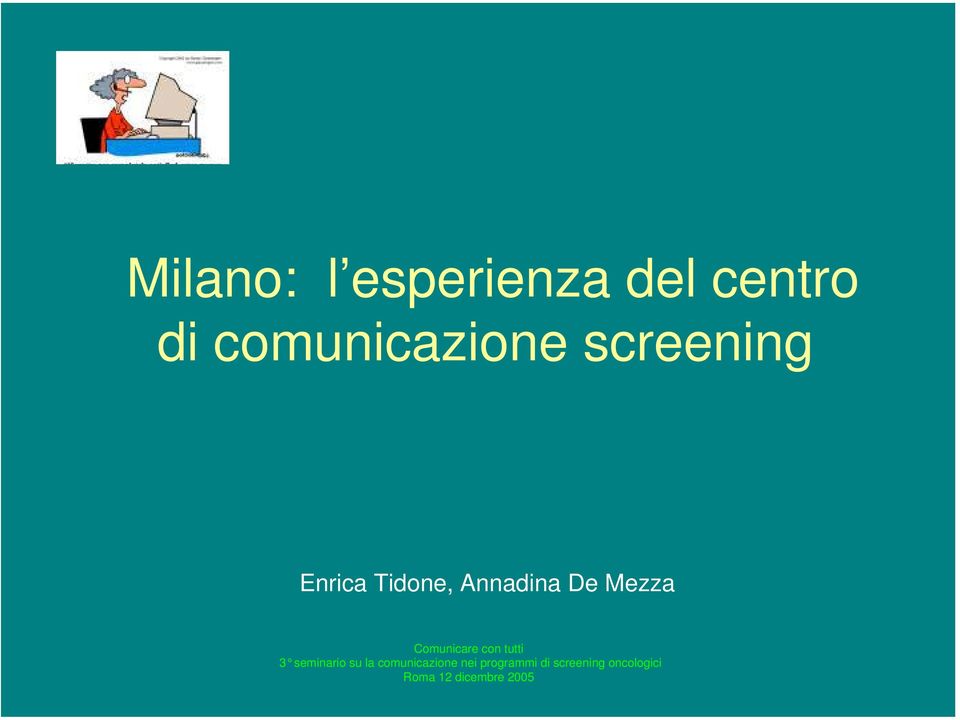 Comunicare con tutti 3 seminario su la