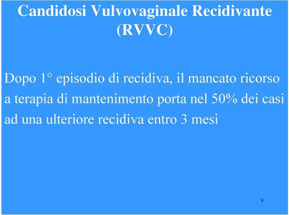 ricorso a terapia di mantenimento porta nel