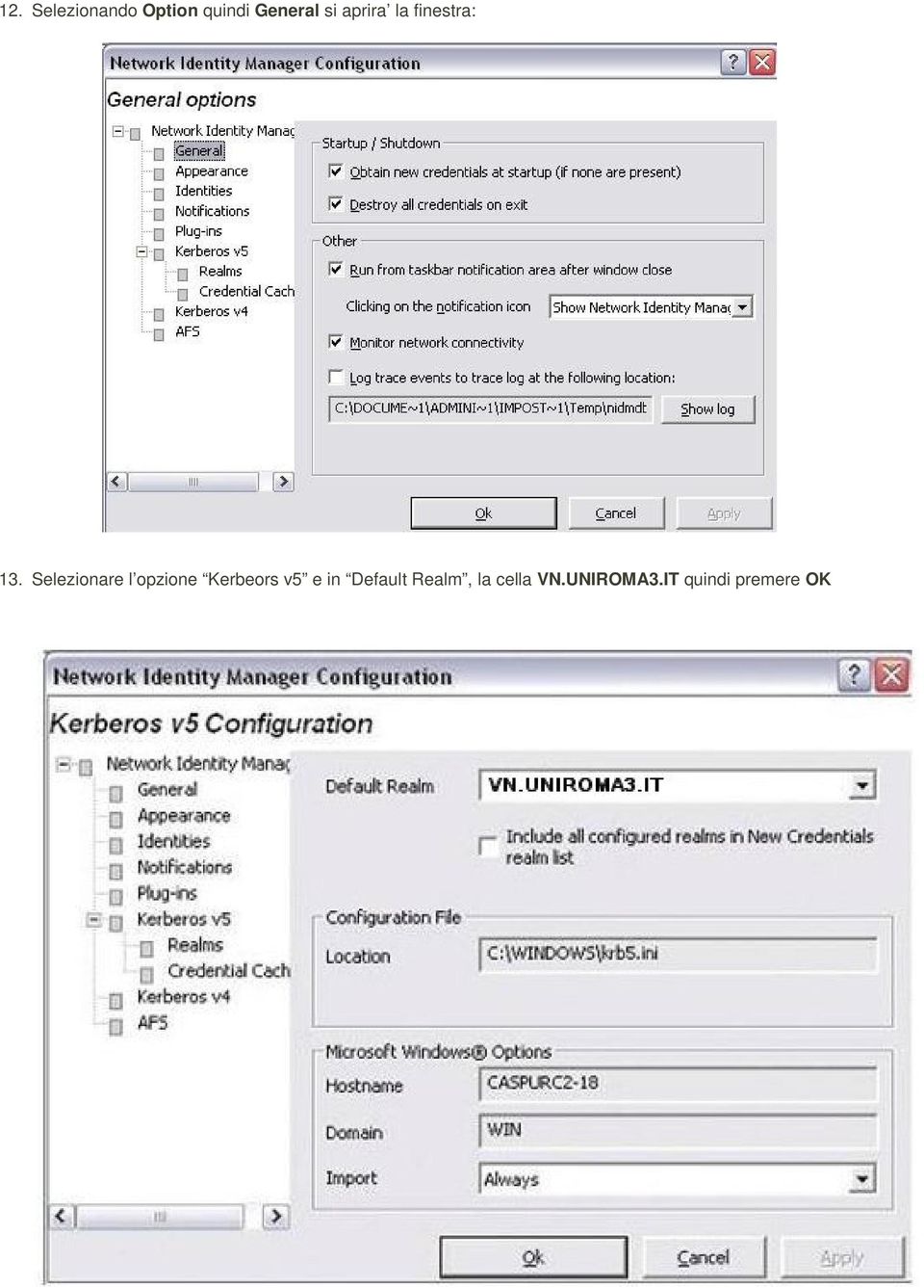 Selezionare l opzione Kerbeors v5 e in