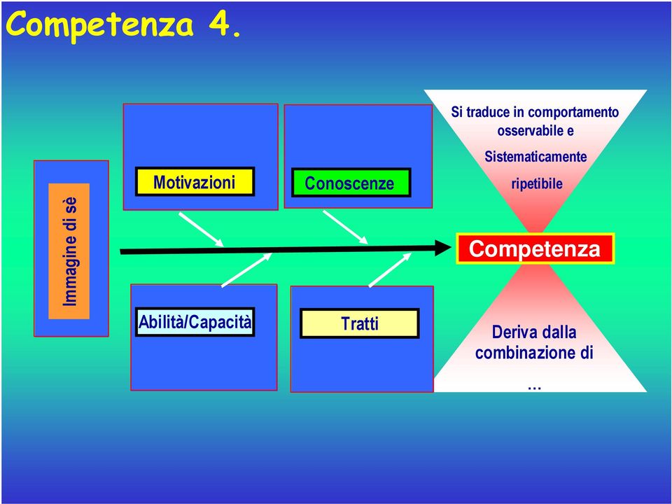 Conoscenze Tratti Si traduce in comportamento