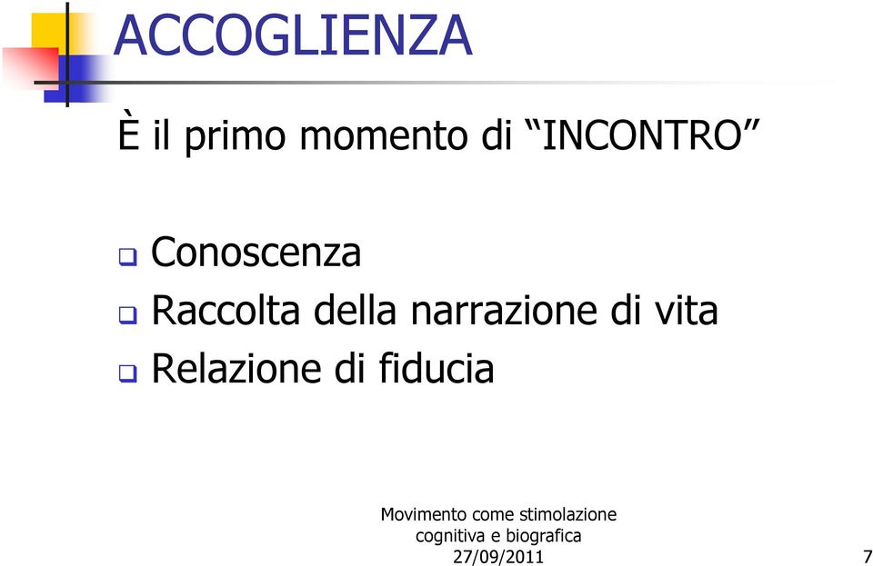 Raccolta della narrazione di