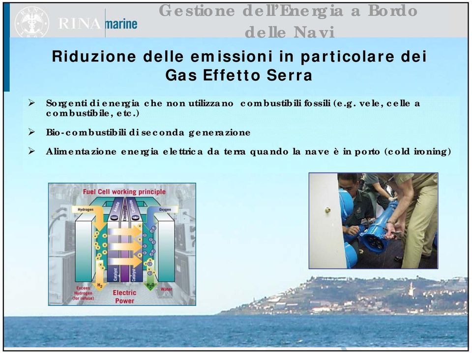 ) Bio-combustibili di seconda generazione Alimentazione energia